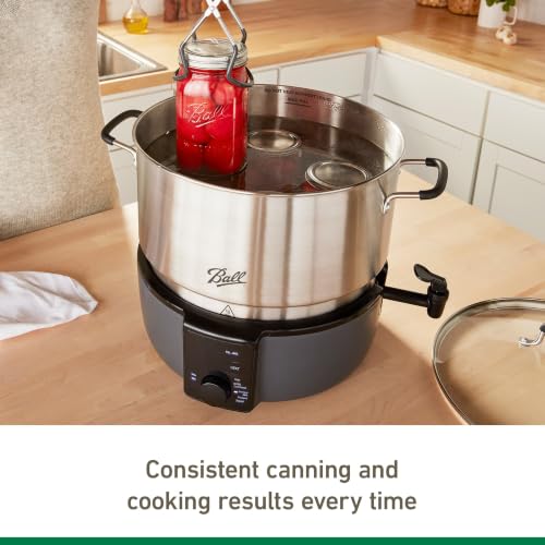 Ball EasyCanner Electric Water Bath Canner, 21-Quart Capacity, Automated Heating, Multicooker & Steamer Functionality - Image 4