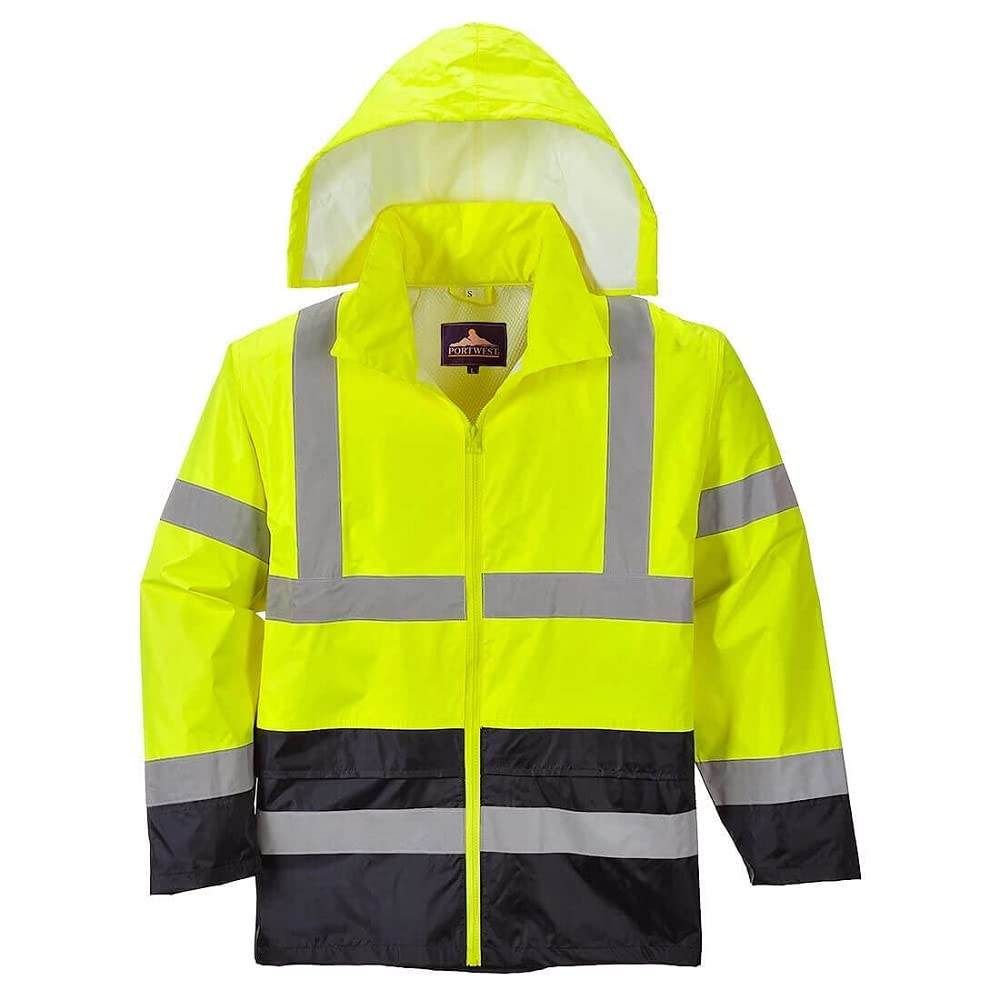Portwest H440 męska lekka wodoodporna kurtka przeciwdeszczowa Hi-Vis