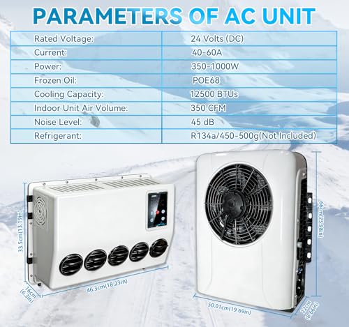 24V Truck Air Conditioner 10000BTU