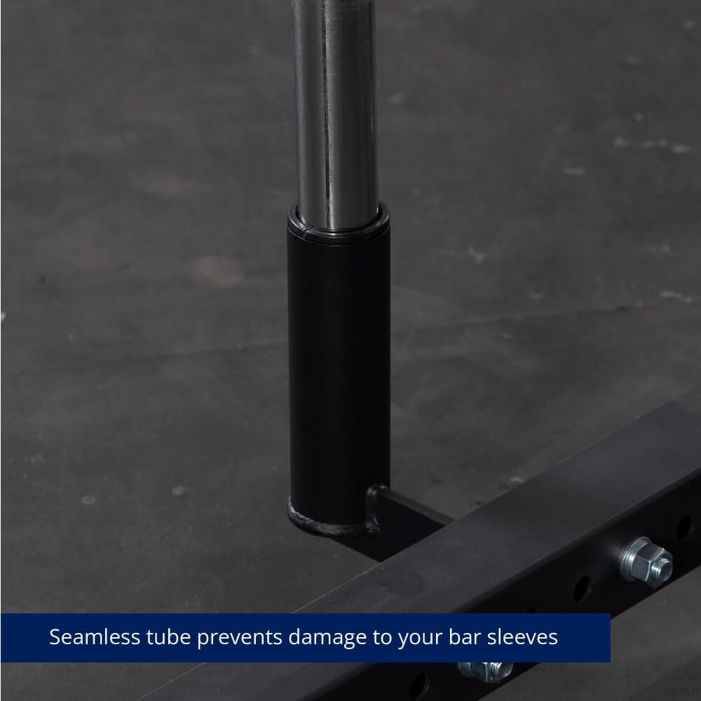 Titan Fitness T-3 or X-3 Series Horizontal Mount Olympic Barbell Holder, Single Bar Hold Bolt-On Rack Mount