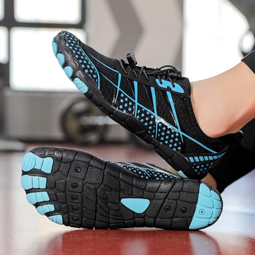 Image of Hike Barefoot Shoes Womens Men,Unisex Barefoot Water Shoes Breathable, Anti-Slip Hiking Footwear for Athletic Wide Toe Shoe Footwear for Hiking, Walking, Running, Yoga, and Water Sports