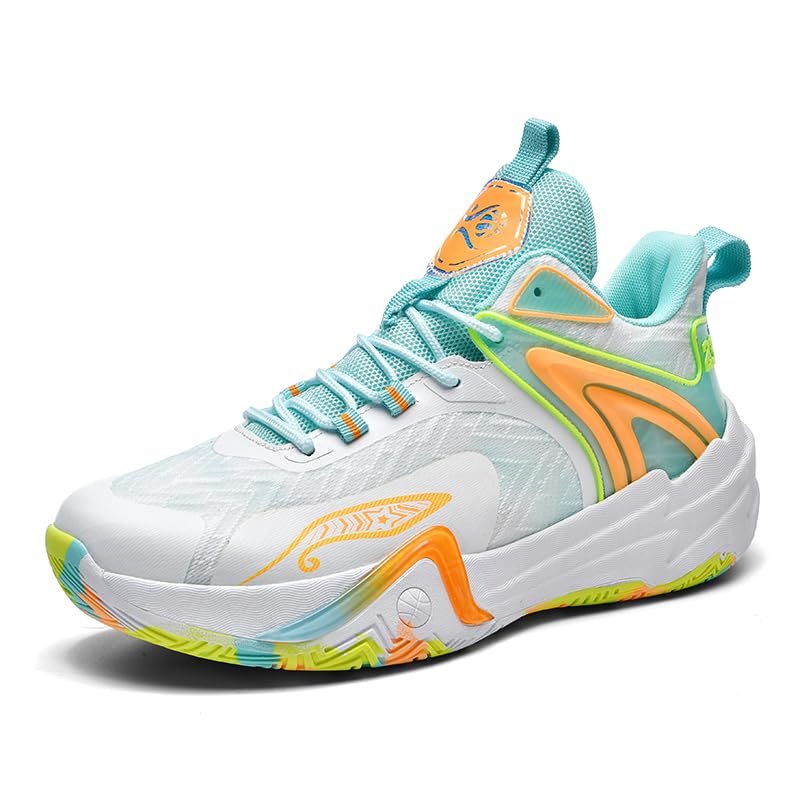 balcurey Basketball Shoes for Women and Men, Comfortable Non Slip Sports Outdoor Casual High Top Fashion Sneakers-picture-29