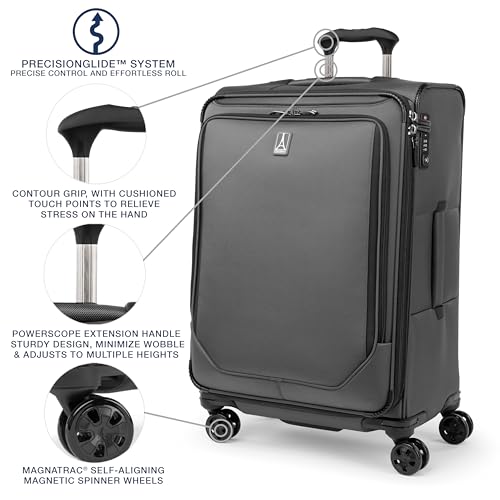 Travelpro Crew Classic 25-Inch Checked Spinner