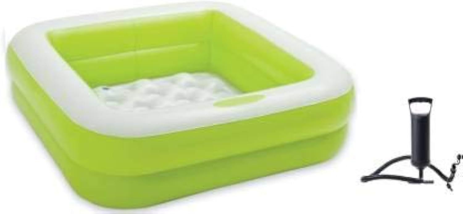 mQFIT Summer Special 3.5 feet Rectangular Inflatable Kid Swimming Pool with Air Pump, Bath tub, Water Pool for Kids Multi Color (B0927JPG4T) Amazon Price History, Amazon Price Tracker