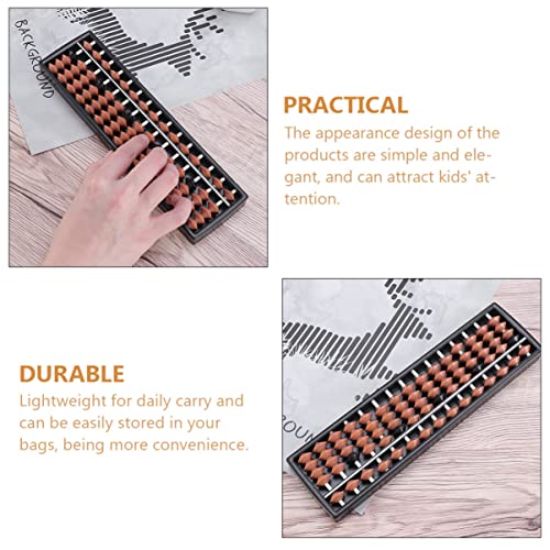 Milisten 2 Piezas Ábaco Educativo para Niños Tradicional Portátil 15 y 5 Cuentas, Herramienta Aritmética para Matemáticas Infantiles En Escuela y Hogar - imagen 8