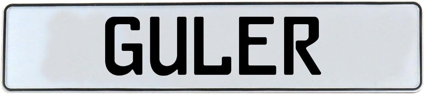 Vintage Parts 643564 Wall Art (White Stamped Aluminum Street Sign Mancave Guler)