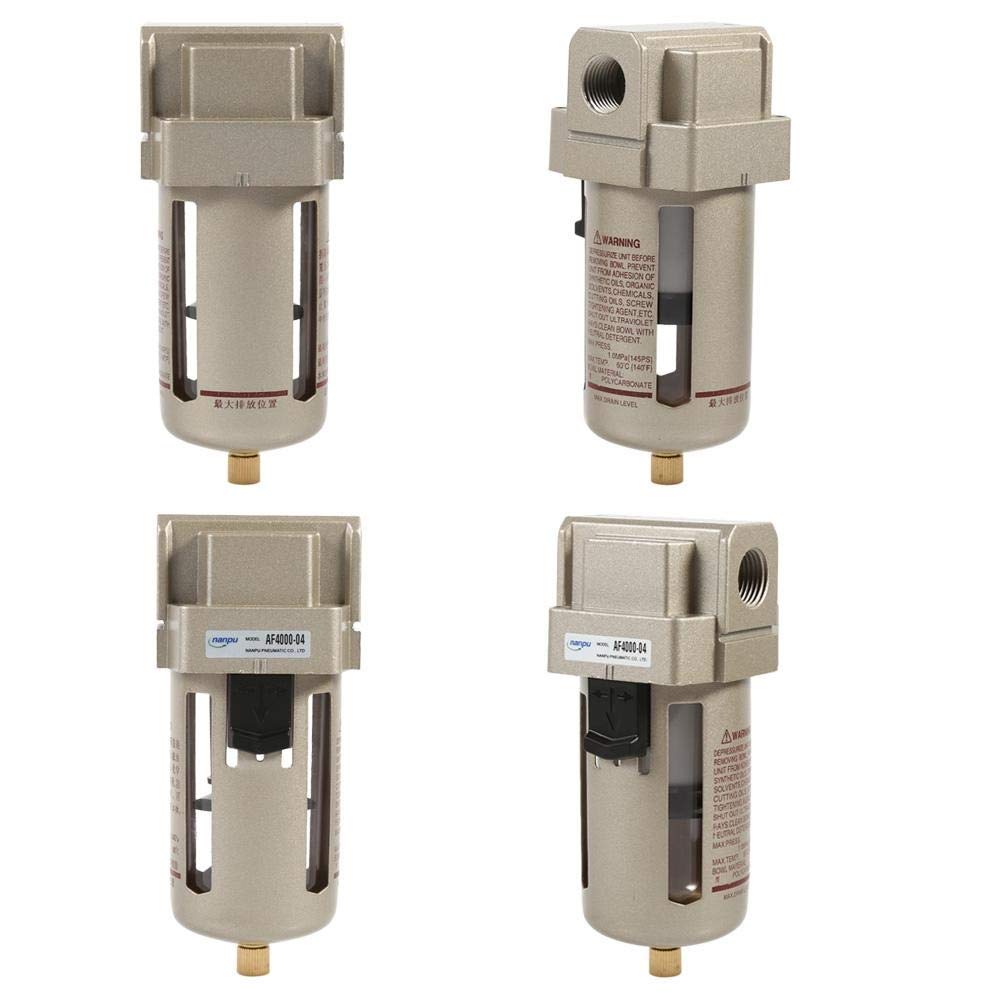 Filtro Aria Compressa, Separatore di acqua ad aria compressa, 1 pezzo durevole 1/2 '' filtro dell'aria compressore trappola per umidità acqua separatore accessori regolatore