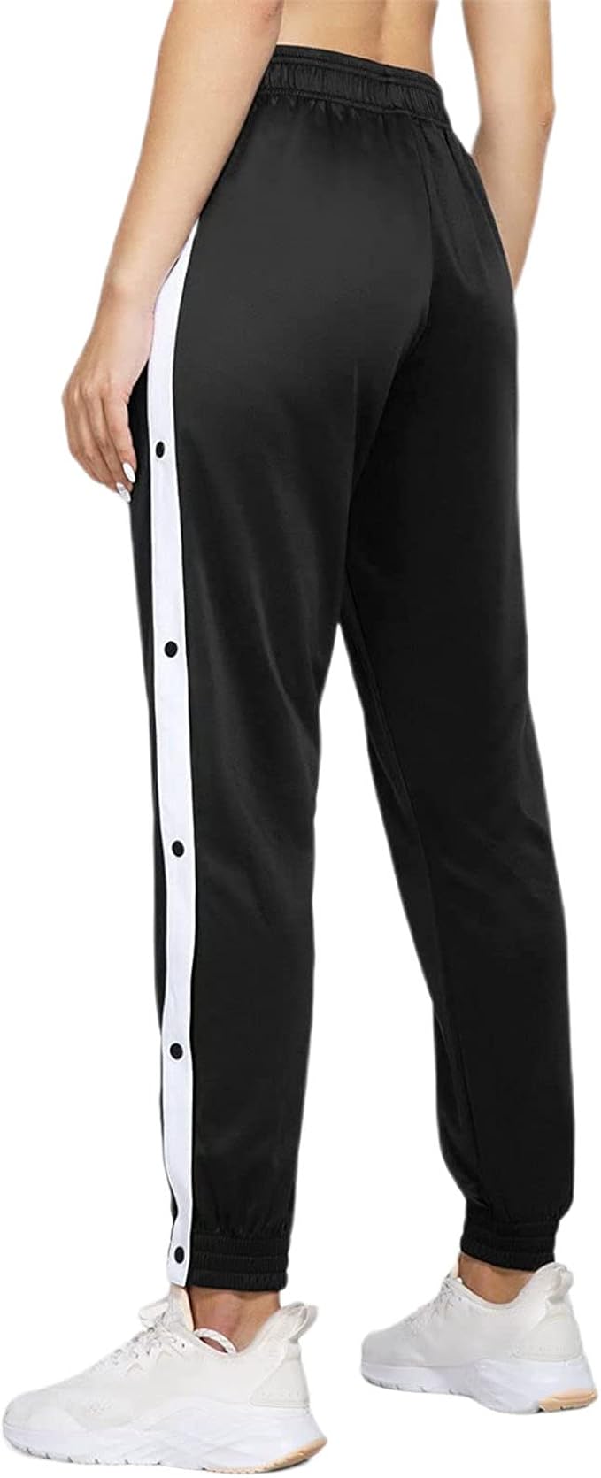 Snap up sweatpants Clearance