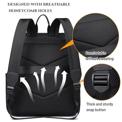 Travel Laptop Backpack for Man Woman, Trendy&Textured College Backpack,Water-Resistant,Scratch-Proof,Ligthweight (Green)3