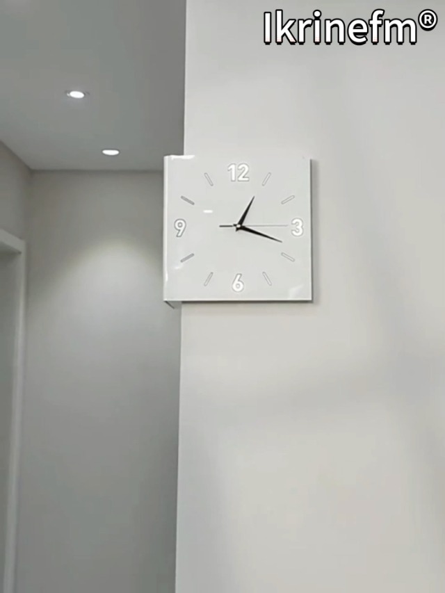 Amazon.co.jp: 両面時計 角時計 デジタル時計 リビング 時計 壁掛け