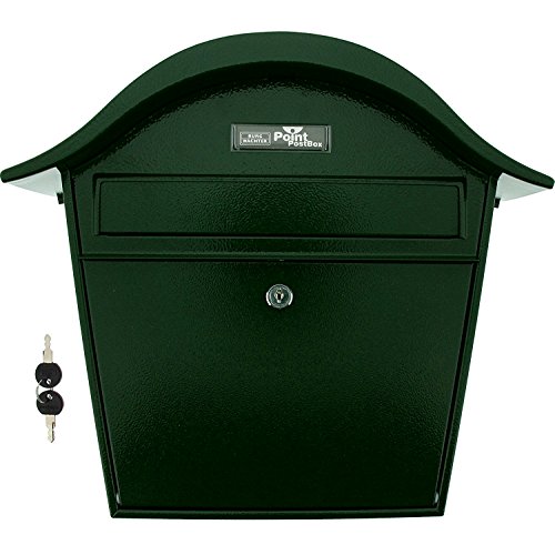 Burg-Wächter brievenbus, A5 inworp-formaat, verzinkt, plaatstaal, Holiday 5842 GR, groen - Afbeelding 6