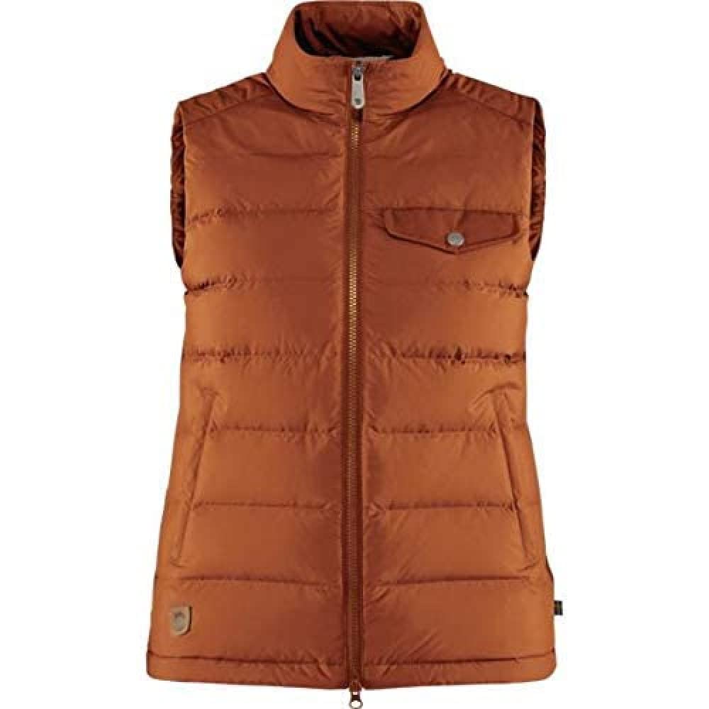 FJALLRAVEN F89793-215 Greenland Down Liner Vest W Autumn Leaf XXS