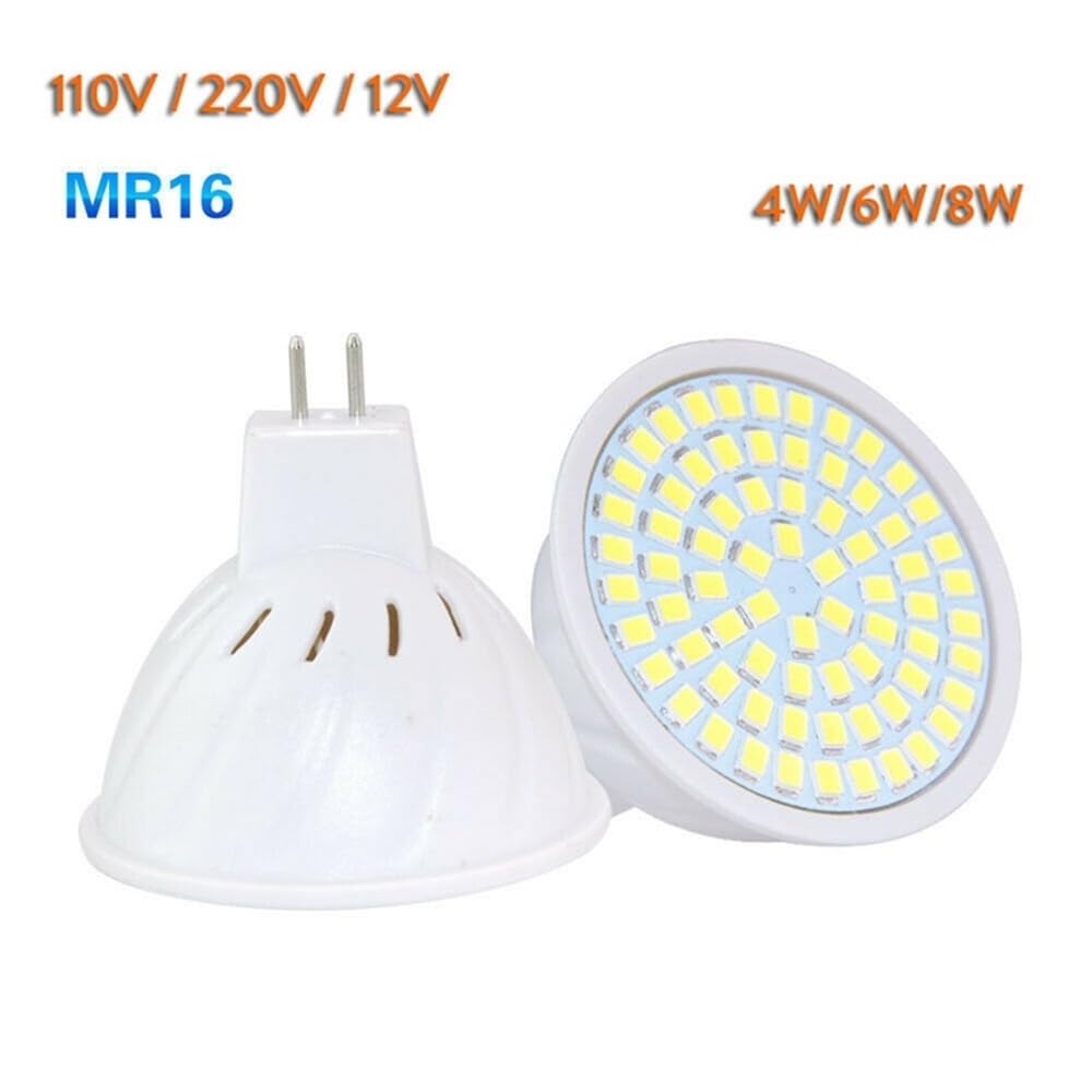 Żarówki do domu, 10 sztuk, żarówka LED AC110V GU10 / E27 36/54/72 LED reflektor LED MR16 12V-24V lampa jasna