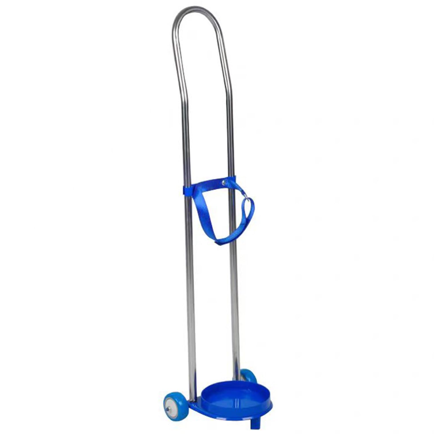 Genérico Carro para Cilindros de oxígeno con Correa de Nailon y Ruedas silenciosas, Carro portátil para Tanques de oxígeno con asa, Compatible con Cilindros de oxígeno de tamaño D/E para us