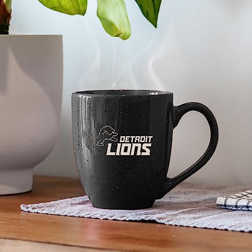 Image of Rico Industries NFL Football 16 oz Team Color Laser Engraved Speckled Ceramic Coffee Mug