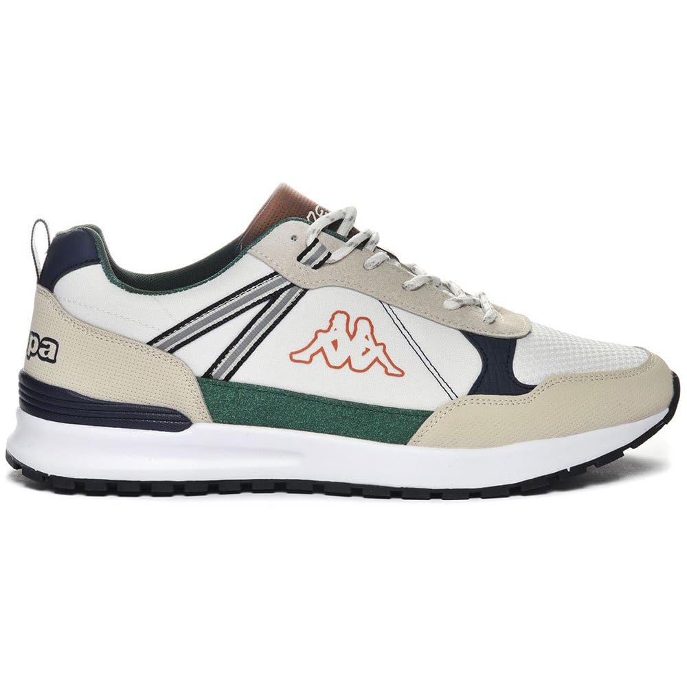 Kappa Men's Antor Trainers, White, 8 UK
