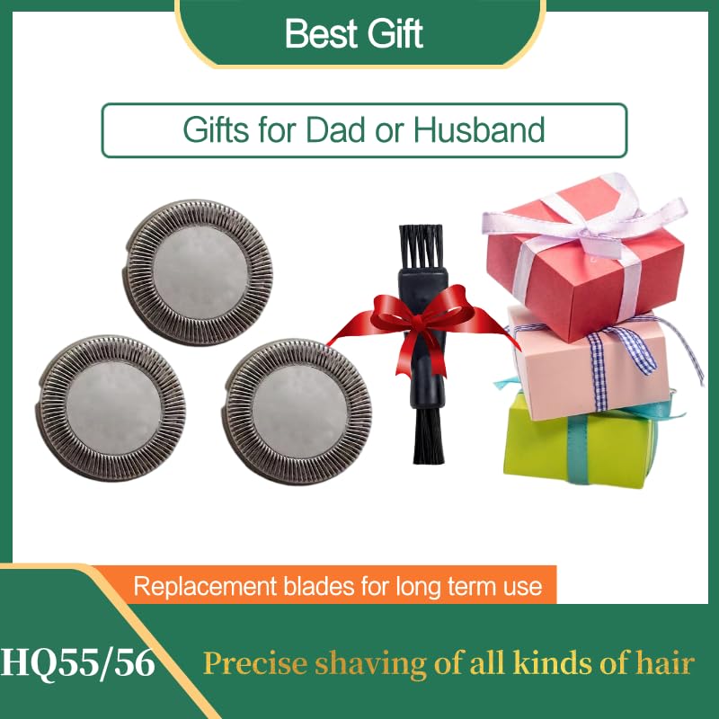 Miniatura 7 de 3 cuchillas de repuesto para afeitadora Norelco Hq56 Hq55 Plus Hq4 Hq3 6948XL 5841XL 5825XL 5822XL 5821XL, cuchillas eléctricas de corte de