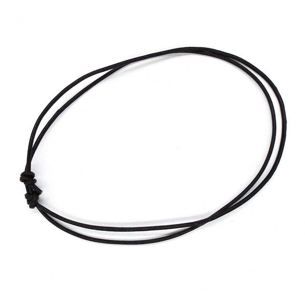 Collana Girocollo Regolabile 20 Pezzi/Set Collana con Ciondolo in Corda di Canapa Nera Catene Girocolli Corde con Nodi
