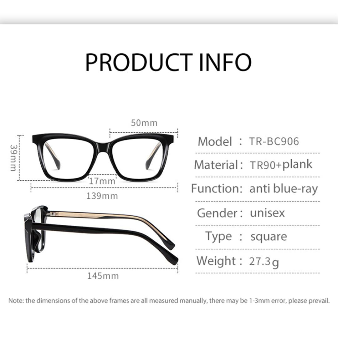 Damskie modne okulary typu cat eye z pełną oprawką