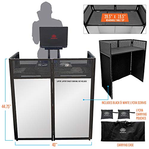 image for AXA AXCESSABLES AxcessAbles ES-01 Portable DJ Event Podium, Standing D