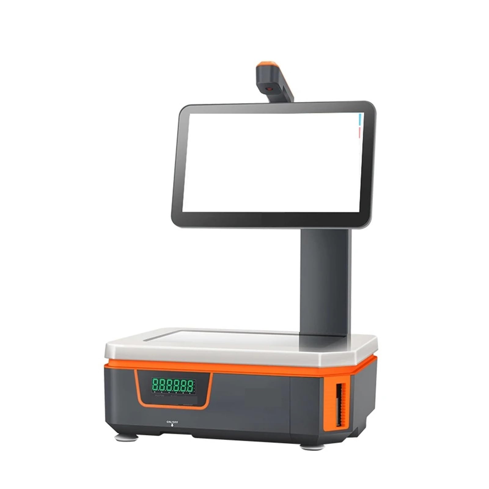 Kasy fiskalne, AI Scale Supermarket Pos Kasa fiskalna Touch Desktop Komputerowa waga typu „wszystko w jednym”