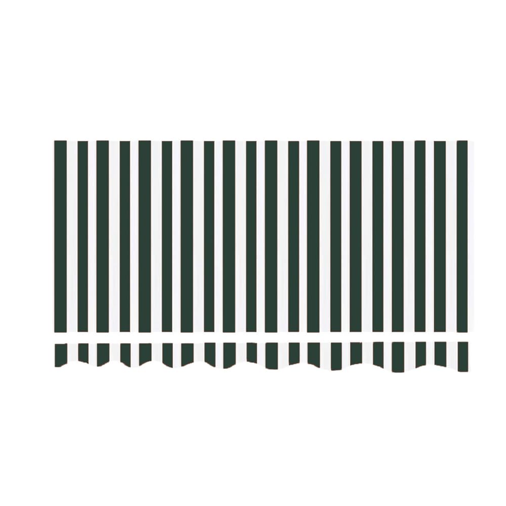 Waterproof Manual Retractable Awning - Green Outdoor Shade Cover 400x250 cm Perfect for Patios Decks and Gardens - 2m 3m 4m 6m Options Available