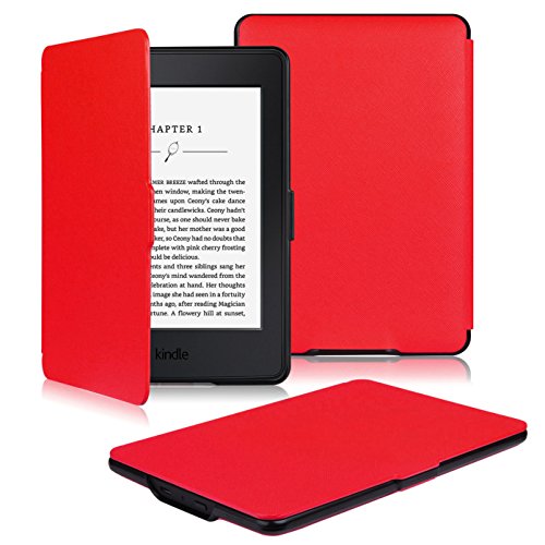 OMOTON Kindle Paperwhite Case Cover - The Thinnest Lightest PU Leather Smart Cover
