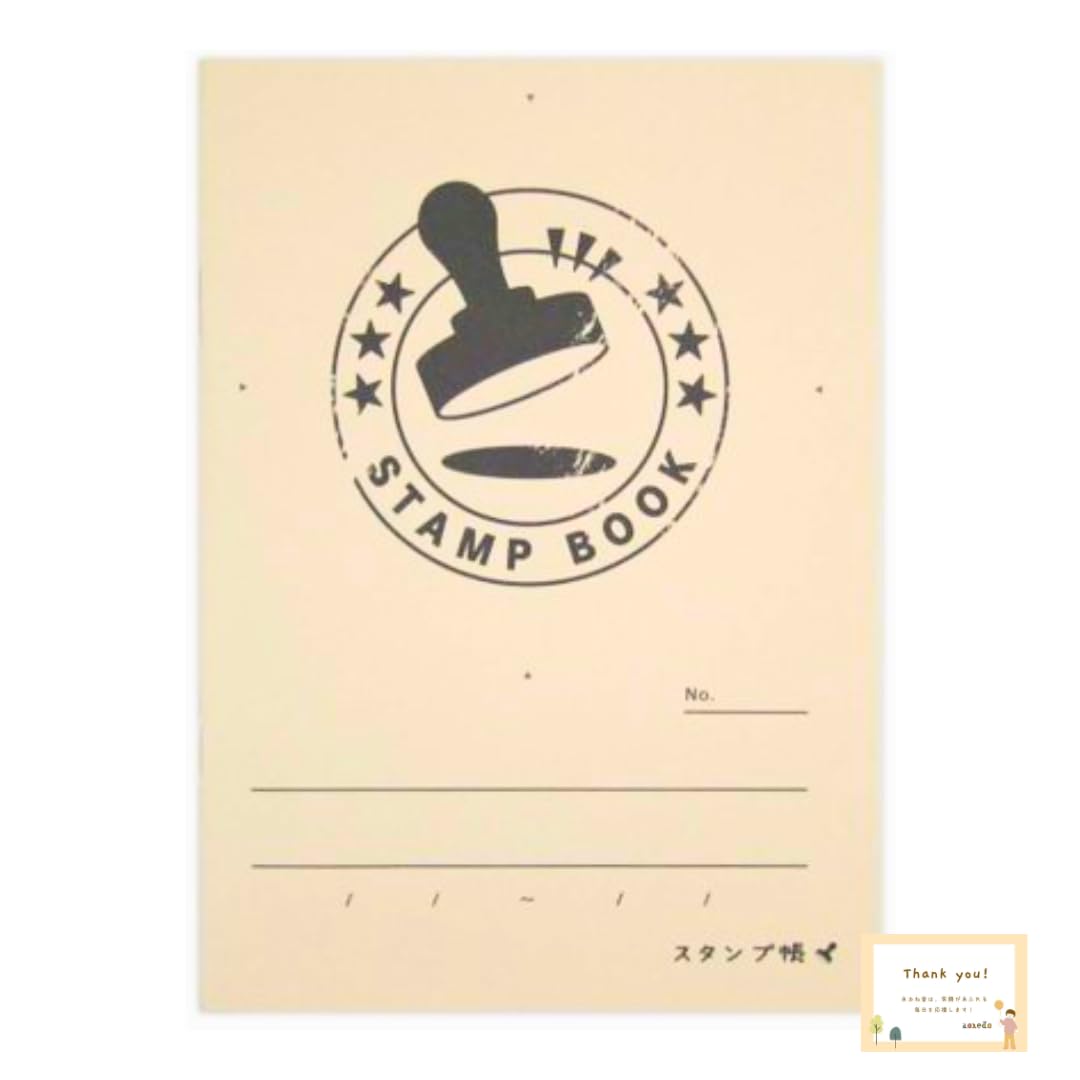 Amazon | スタンプ帳 A6サイズ 道の駅 鉄道 城 旅行 思い出ノート