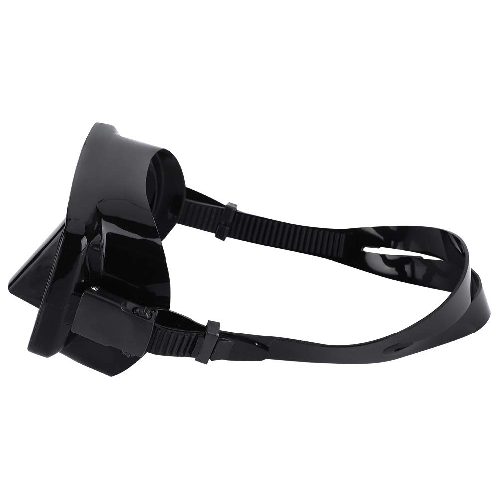 Maschera subacquea | Maschera da snorkeling in vetro temperato e silicone | Ampia vista antinebbia – Occhiali di prevenzione per immersioni subacquee / salvataggio / snorkeling | Cinghia regolabile e