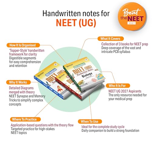 Image of Arihant NEET (UG) Chemistry Handwritten Notes for Exam 2026 | Complete NEET Concentrate with PYQ Punch, MCQ Punch | First and Only NEET Targeted Handwritten Notes