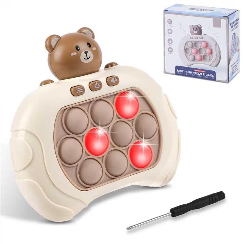 Ainiv Push Bubble Game per Adulti, Push Pop It Fidget Toys, Handheld Fast Speed...