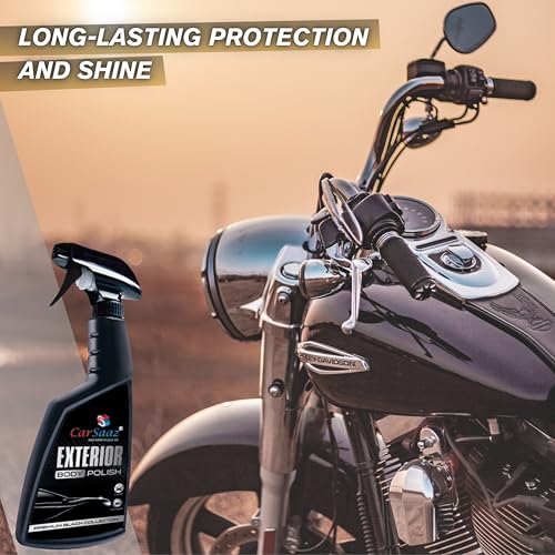 Image of CAR SAAZ Exterior Car and Bike Body Polish 380ml | Premium Polish for Car & Bike Exterior Body | Cleans, Shines, Protects, Restores Paint Shine & Smoothens The Surface of Vehicles