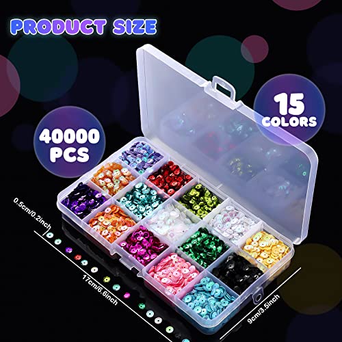 40000-Pieces-6-MM-Bulk-Loose-Round-Sequins-Round-Cup-Sequins-Rainbow-Cup-Sequins-with-Storage-Box-for-Crafts-Sewing-Slime-Wedding-Christmas-DIY-Arts-Crafts-160-Grams-15-Colors 40000-Pieces-6-MM-Bulk-Loose-Round-Sequins-Round-Cup-Sequins-Rainbow-Cup-Sequins-with-Storage-Box-for-Crafts-Sewing-Slime-Wedding-Christmas-DIY-Arts-Crafts-160-Grams-15-Colors