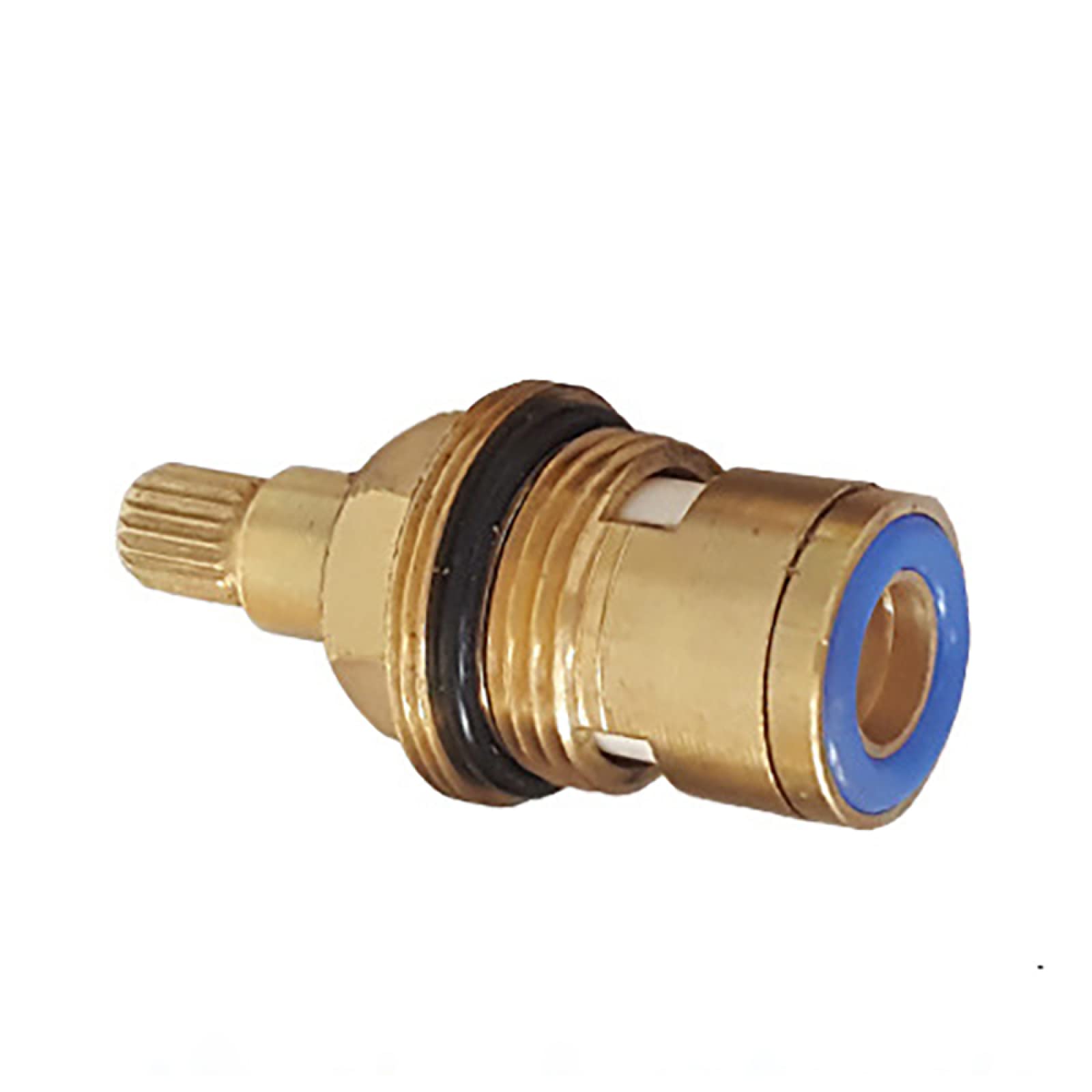 Ykmyxz Blue Tap Cartridge， Disc Cartridge Mixer Hot And Cold Tap Inner Faucet Valve Quarter Turn G3/4" For Bathroom Kitchen(Blue)