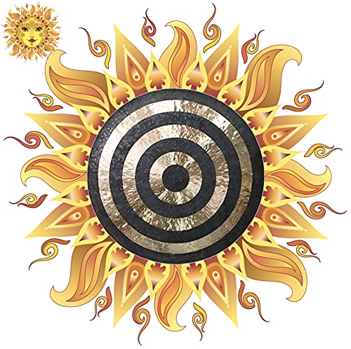 Feng Gong/Wind Gong - Handgemaakte Gong - Professionele Yoga - Groot formaat 50cm - 100cm - Inclusief kapokhamer,85cm - Image 6