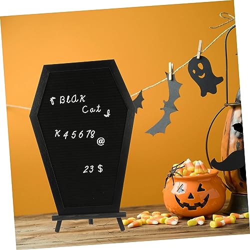 Tableau à Lettres Cercueil Fixe Écran Message Halloween Stable - 5