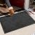 Yimobra Door Mat Outdoor Entrance, Heavy Duty Sturdy Front Welcome matt for Outside Home Entry, Back Patio Floor Porch Garage Office, Low Profile, Easy Clean, Waterproof, 29.5 x 17, Black