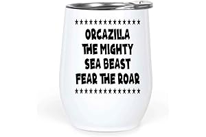 Humorous Gift: Orc Wine Tumbler with a Splash of Fantasy