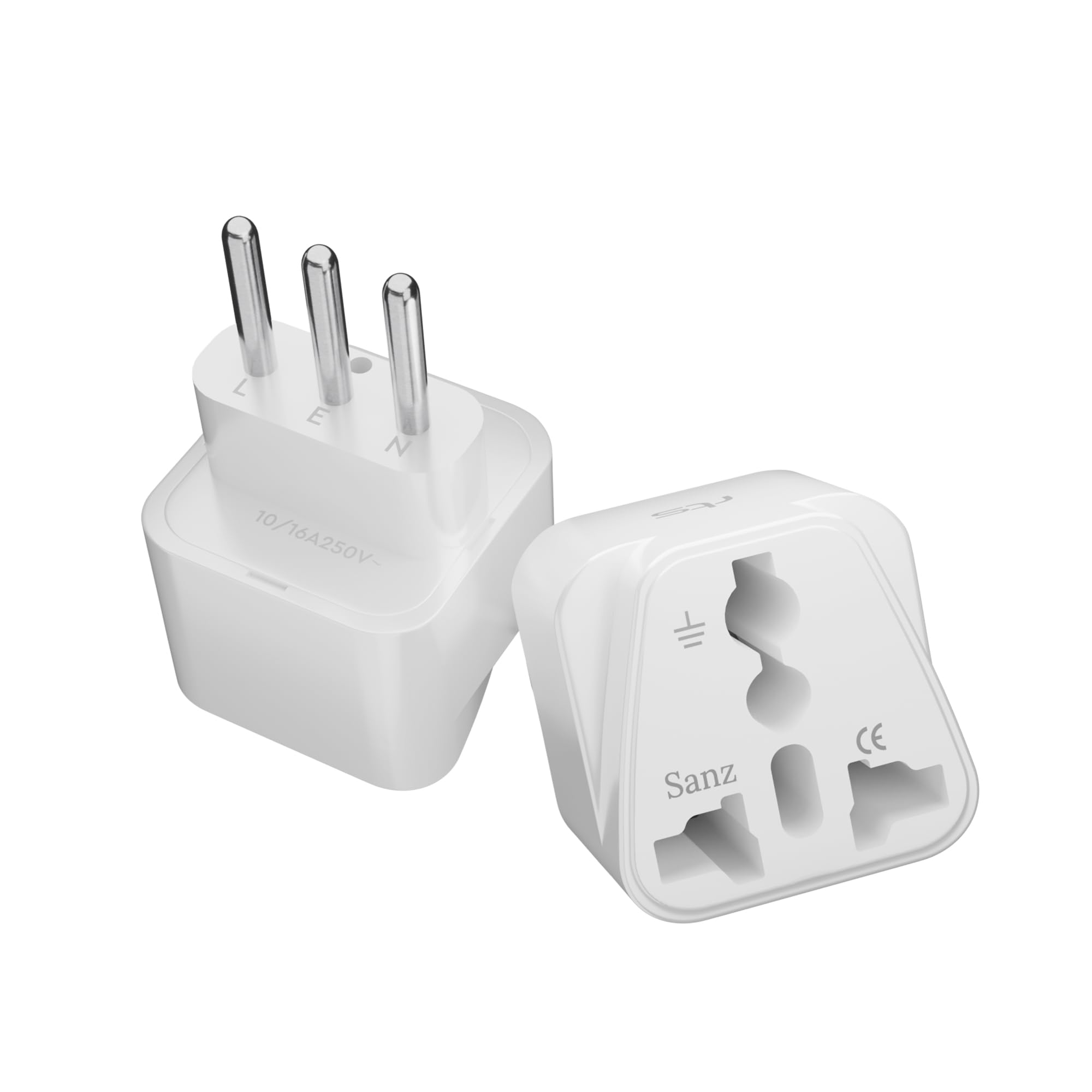 rts India to Italy Libya Rome Chile Ethiopia Libya & More Universal Travel Adapter Plug Converter Travel Essentials (Type L - 2 Pack) for Smartphones Laptops Camera Chargers iPhone Tablets & More-image-14