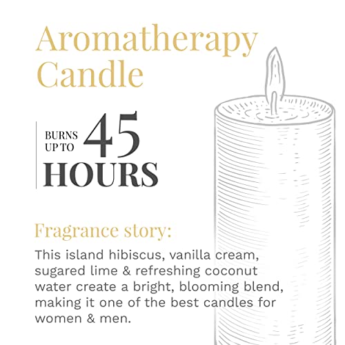 Candle-Lite Premium Vanilla Sun Scent, 14 Oz. 3-Wick Aromatherapy Candle With Up To 45 Hours Of Burn Time, Yellow #TOP4