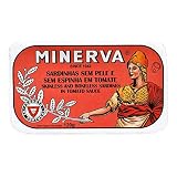 Minerva - Sardine senza pelle e brufoli al pomodoro / Prodotto Gourmet del Portogallo - 5 x 120 gr Pack