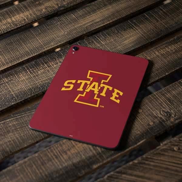 Skinit Decal Tablet skin compatible with iPad Pro 12.9in (2021) - Officially Licensed Iowa State University Primary Logo Design