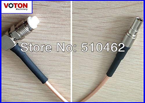 Gimax RG316 (15CM) FME Jack right angle to TS9 straight Jumper Cable Wire 3g USB