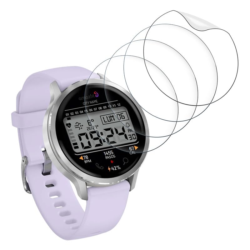 Wondoner [4 Stück Weiches TPU für Schutzfolie Garmin Venu 4 41mm Displayschutz Folie Garmin Venu 4 41mm Schutz Screen Protector [HD Displayschutzfolie][Ultra-klar][Anti-Kratzen]