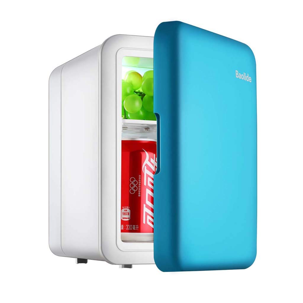 Mini Fridge Electric Cooler and Warmer 4 Liter AC/DC Portable Thermoelectric System Cooler/Warmer Mini Fridge by Cooluli for Cars, Road Trips, Homes, Offices and Dorms (110V/12V)