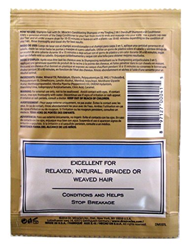Dr. Miracles Deep Conditioner Sachet 49.7 g/1.75 oz, 49.6 g (Pack of 1) - Image 3