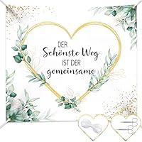 Gucass 200x180 cm Hochzeitsherz zum Ausschneiden, Hochzeitsdeko Laken, Hochzeitsspiel für das Brautpaar, Herz zum Ausschneiden Hochzeit geschenke, Bettlaken für Standesamt Deko mit 2 Scheren & Seil
