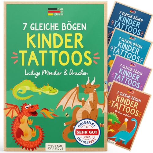 Famifidus +115 Hautfreundliche Temporäre Tattoos...