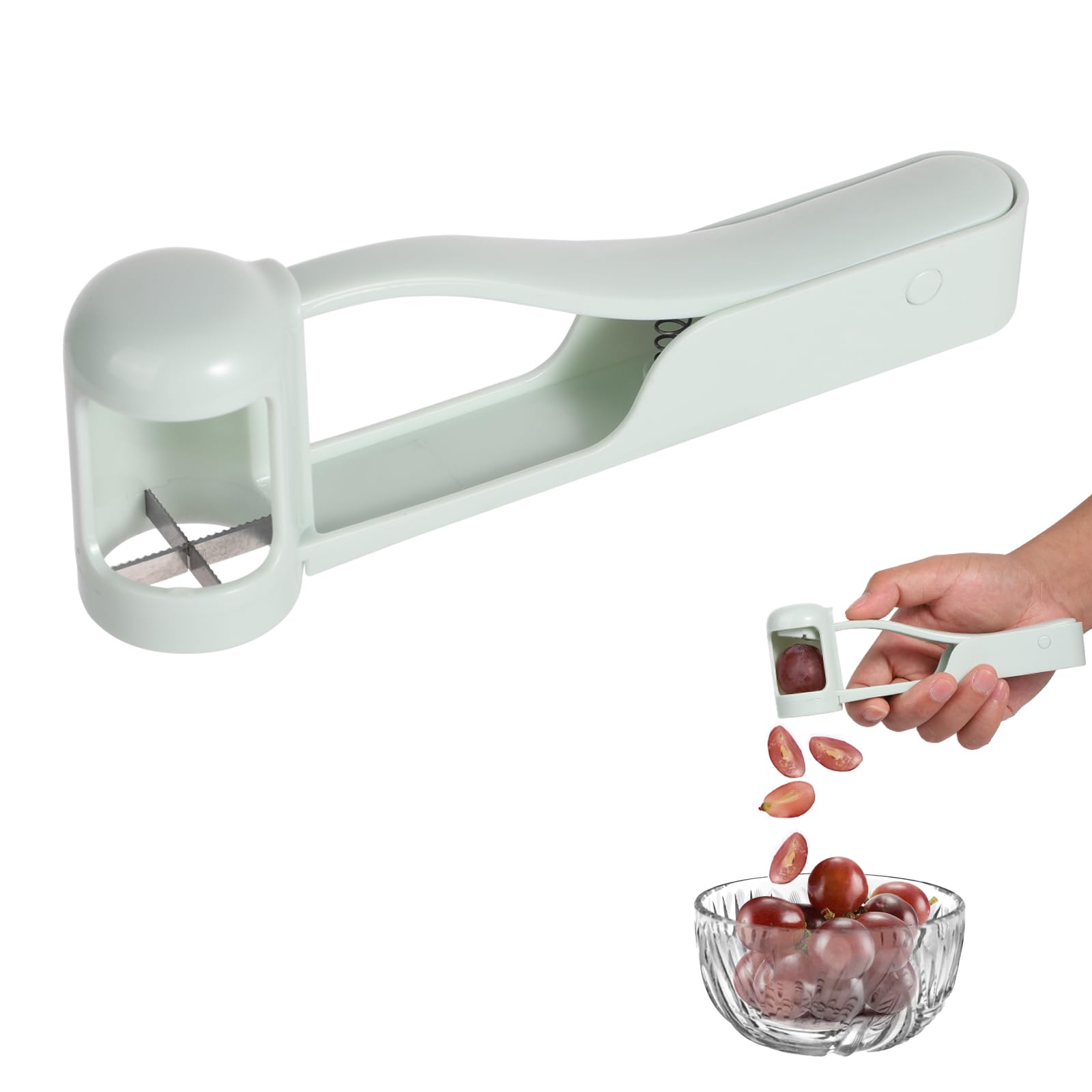 Coupe-fruits Norhogo – Coupe Raisins, Fraises, Tomates Cerises En Quartiers – Acier Inoxydable Sécurisé