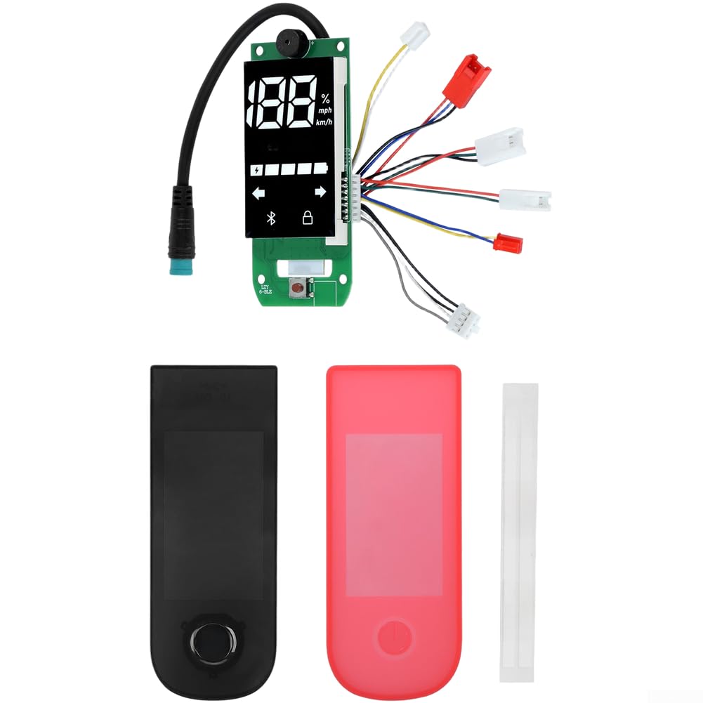 Protector de salpicadero fácil de instalar para Xiaomi 6 Lite Scooter Ride (E) | Material de silicona suave, absorbe los golpes, evita grietas, fácil de limpiar, múltiples opciones de color